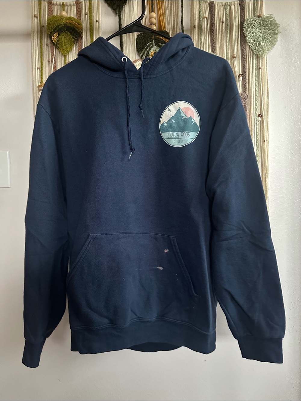 Dutch Bros Hoodie Navy Blue